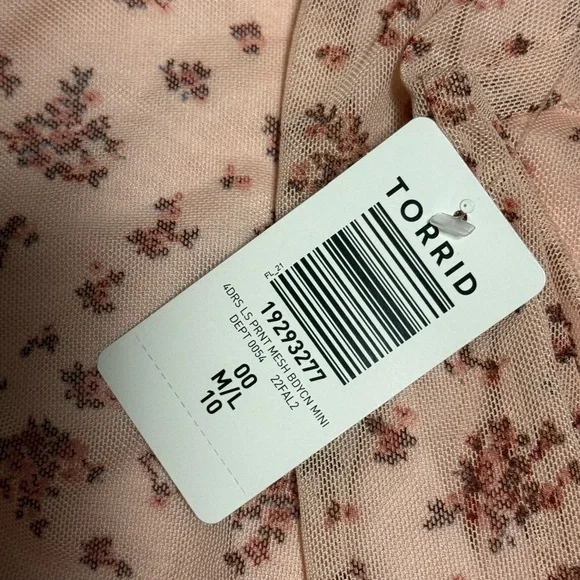 Torrid Festi Mini Mesh Bodycon Dress - Picture 7 of 8